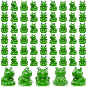 VICROIC mini resin frog figurine 1 enhances bonsai and dollhouse scenes with cute charm.