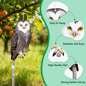 Vicsiyi 360-degree owl design provides full coverage from any angle.