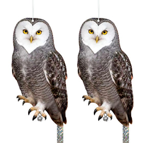 Vicsiyi owls double-sided deterrent for outdoor spaces keeps birds away.