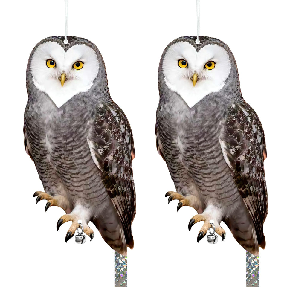 Vicsiyi owls double-sided deterrent for outdoor spaces keeps birds away.