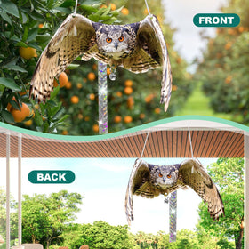 Vicsiyi reflective-tape attachment boosts visibility to deter pigeons.