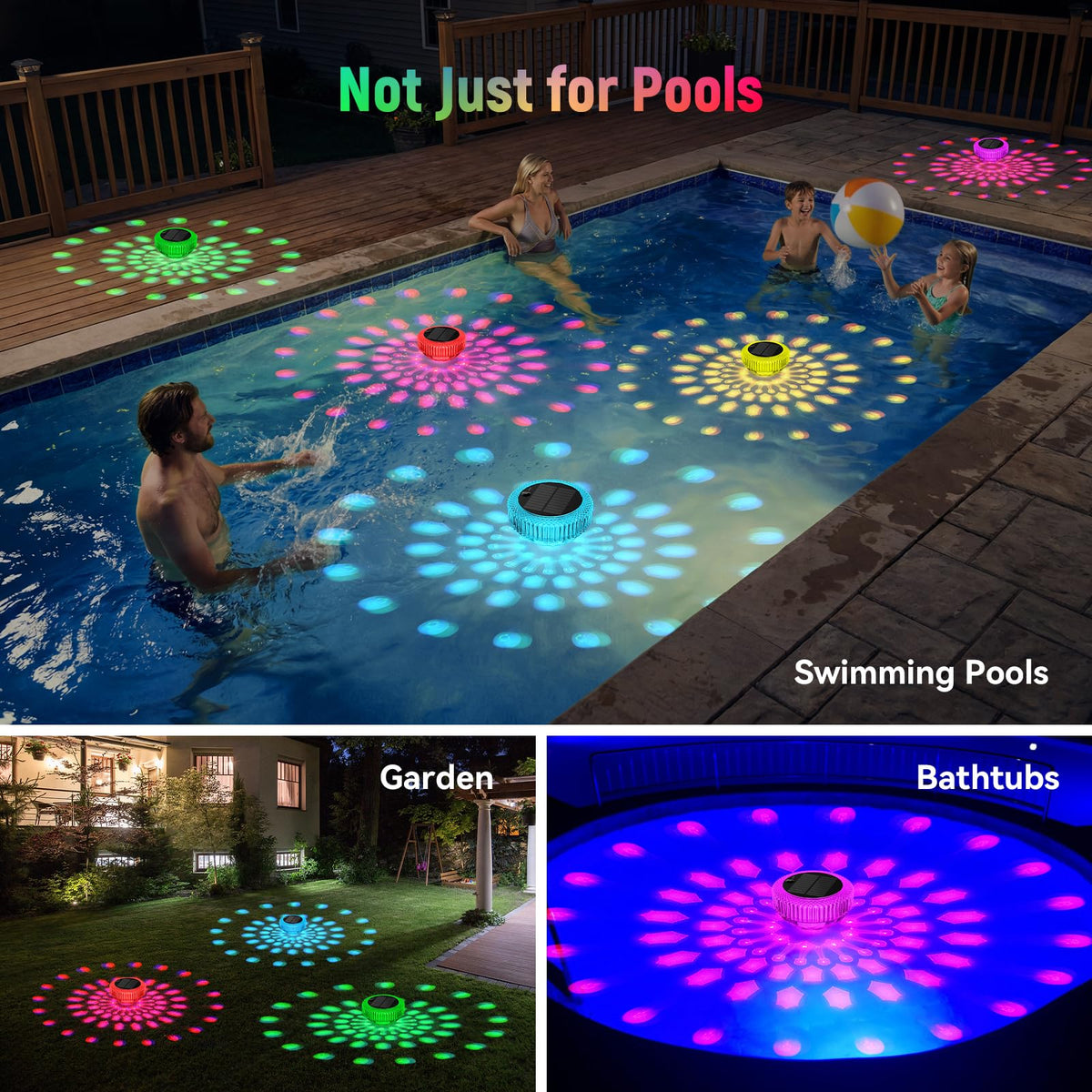 VICHTOP decorative pool lights ideal for garden and yard