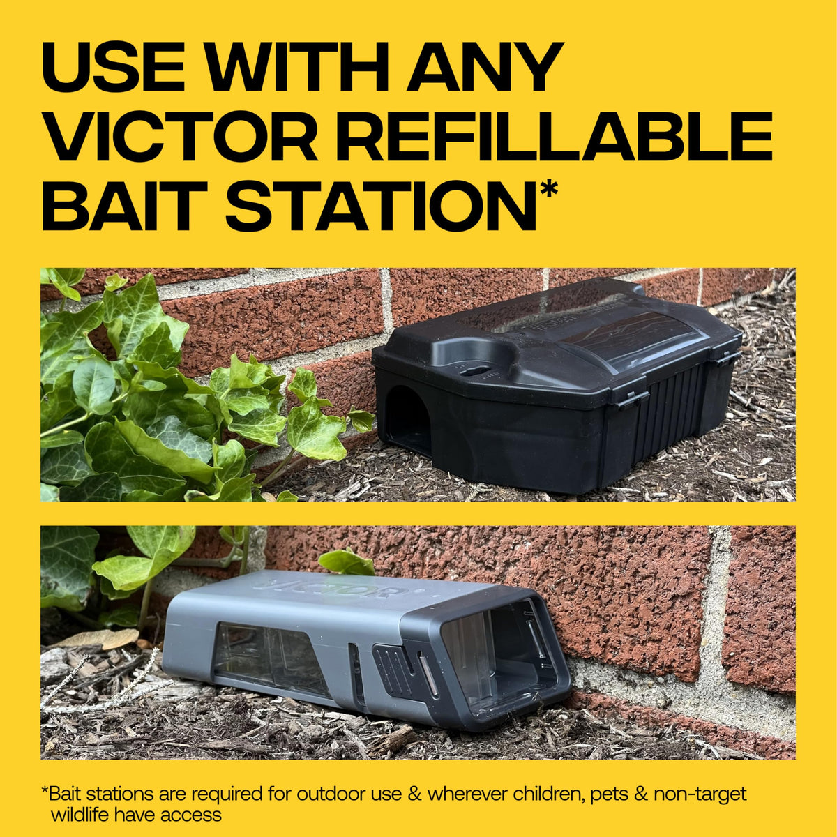 Victor Fast-Kill Bait Blocks II ready-to-use packaging for quick deployment.