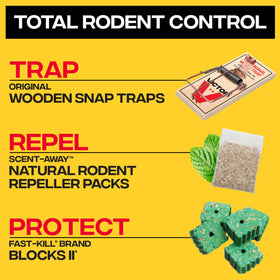 Victor Fast-Kill Bait Blocks II whole-ingredients close-up highlights oats and grains.
