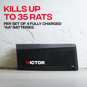 Victor M241B trap action shown with a green LED catch indicator for easy monitoring.