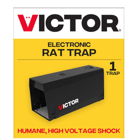 Victor M241B indoor electronic rat trap front view for humane, quick rodent control.
