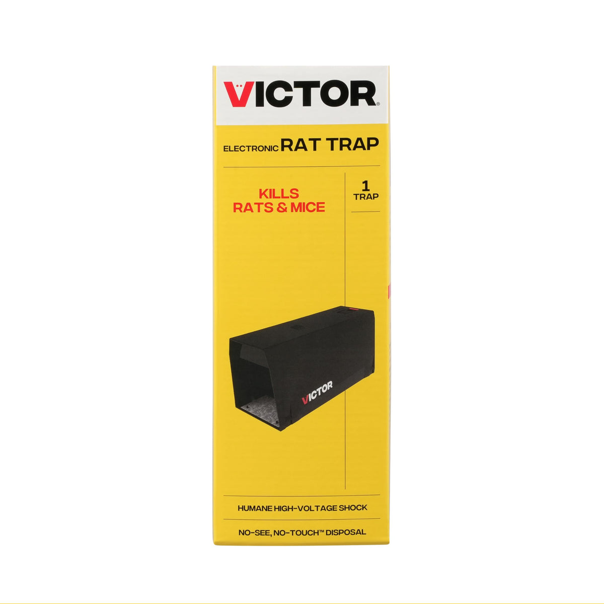 Victor M241B pack-ready trap shown in a home interior scenario.