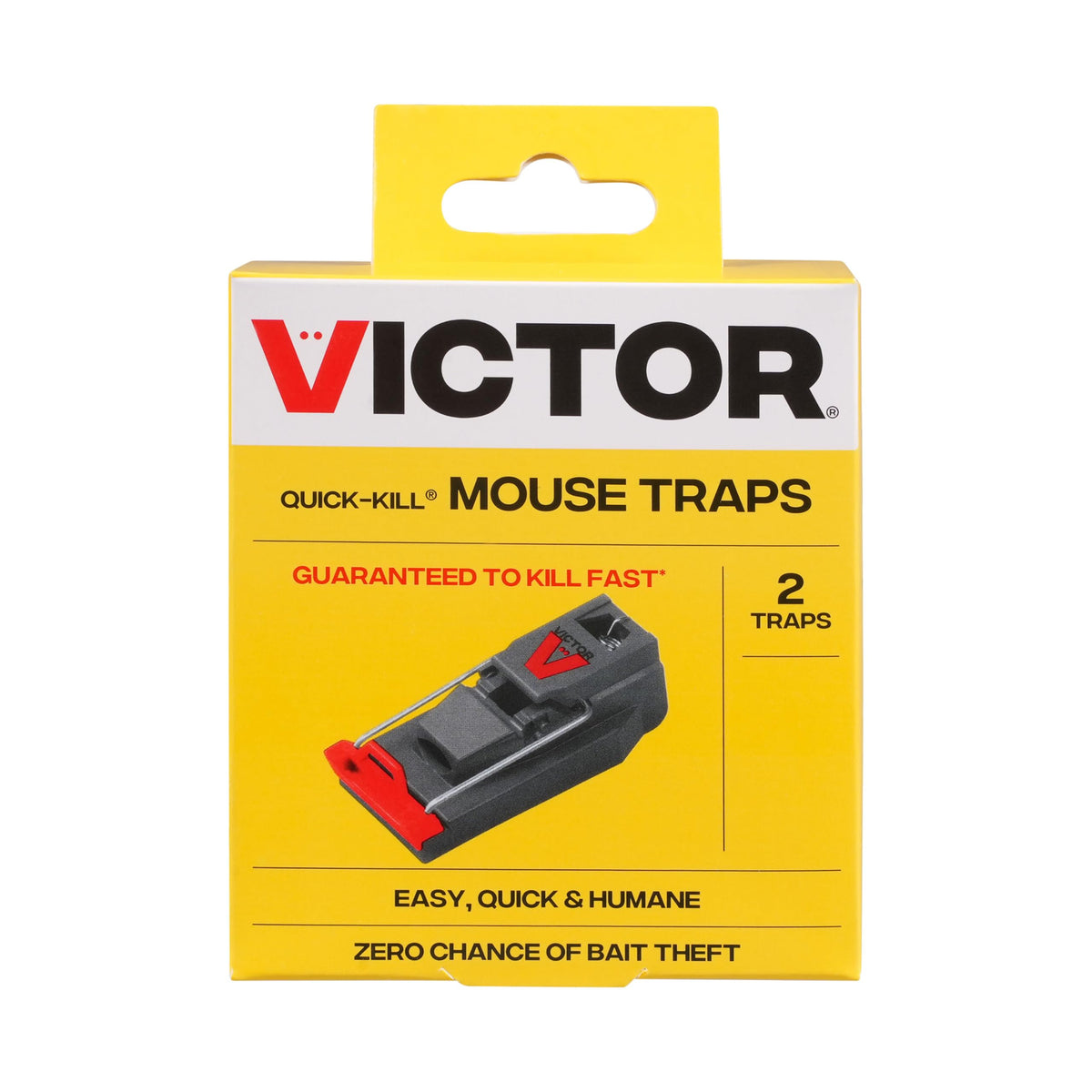 Victor M123SSR compact storage design keeps traps organized