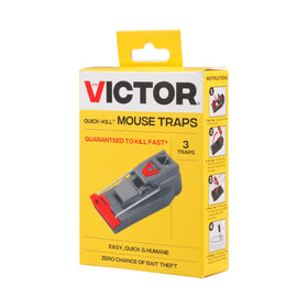 Victor M140-3B release mechanism for simple disposal after catch.