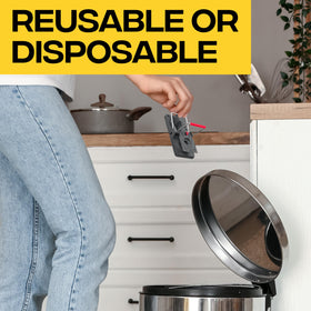 Victor M144B reusable or disposable use for quick cleanup