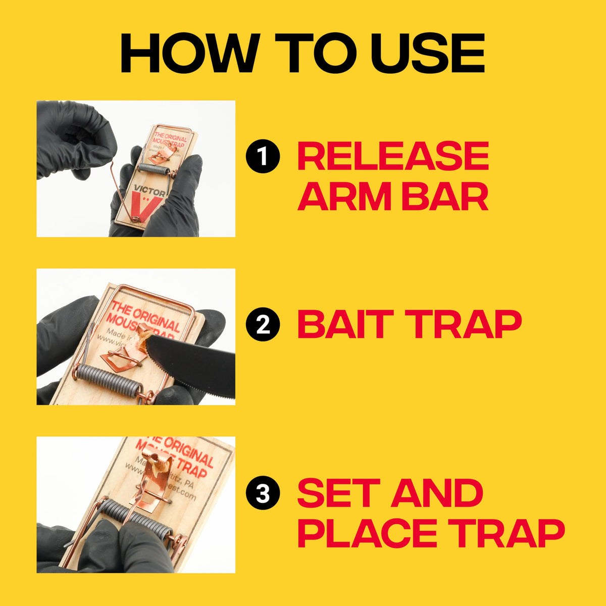 Victor M150-12 precision trigger system ensures instant bar action.