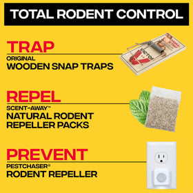 Victor M150-12 sustainably sourced wood for eco friendly pest control.