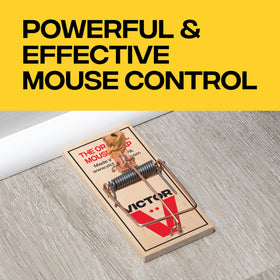 Victor M150-12 wooden trap made from FSC wood for sustainable pest control.