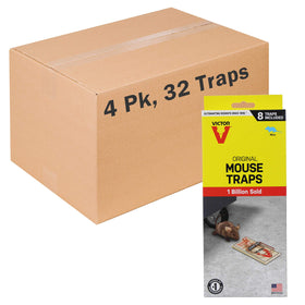 Victor M158-4 metal pedal mouse trap assembly ready to use for reliable pest control