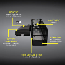 Victor M2 Smart-Kill bait cup access enables reliable baiting