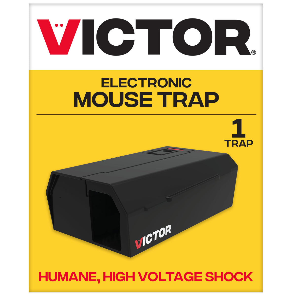 Victor M250B trap front view showing beveled columns for secure capture.