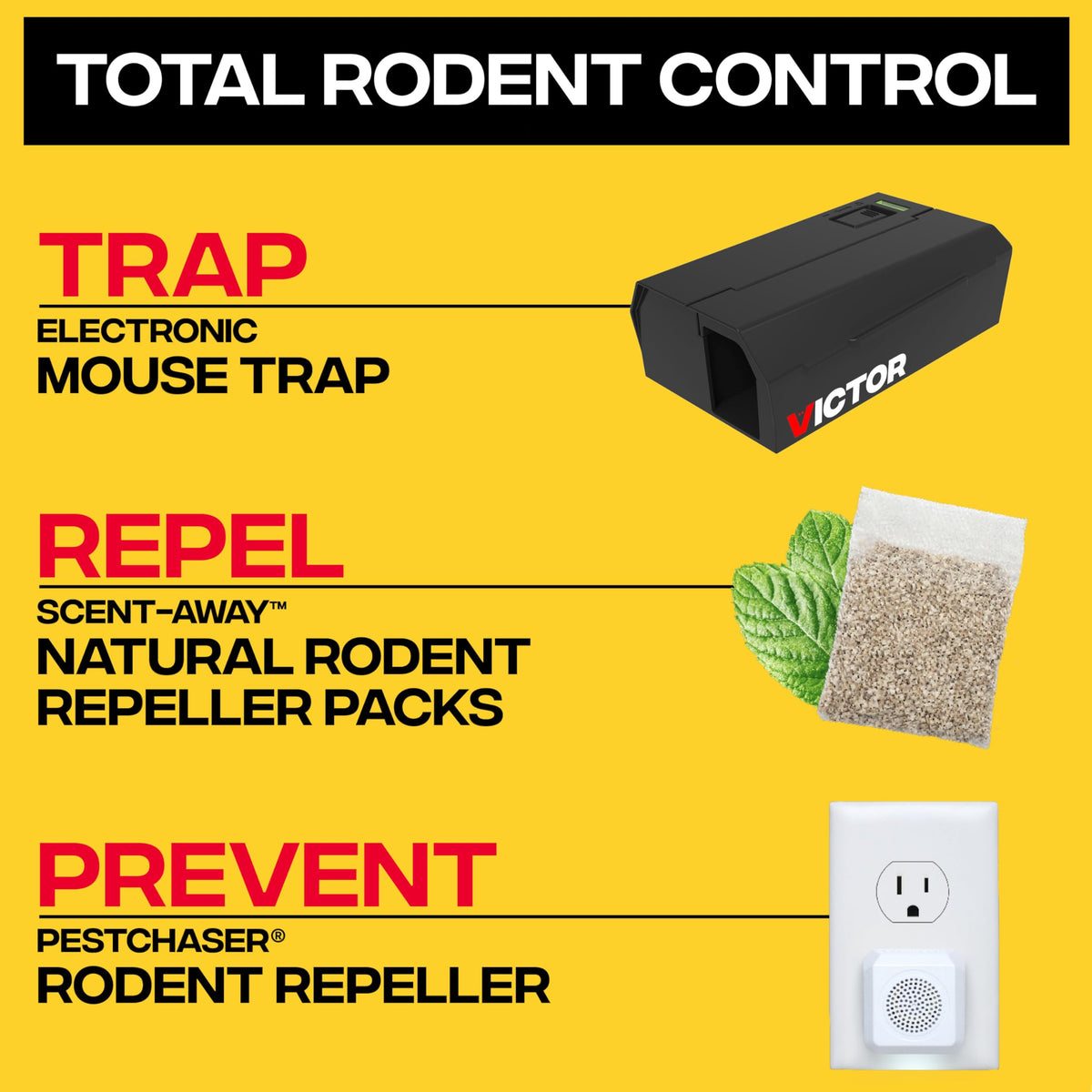 Victor M250BSR-2 pack-two offers convenient, budget-friendly indoor rodent control.