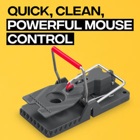 Victor M393SSR high-impact kill bar highlights fast, chemical-free rodent control.