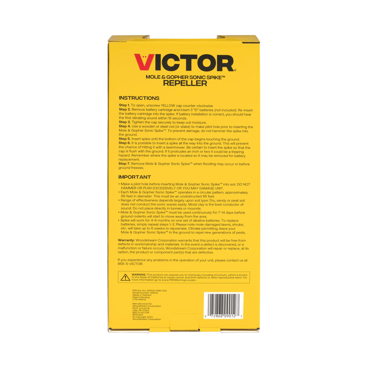 Victor Sonic Spike 2-pack provides flexible coverage across yard zones.