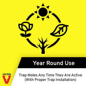 Victor trap spring loaded plunger closeup in action