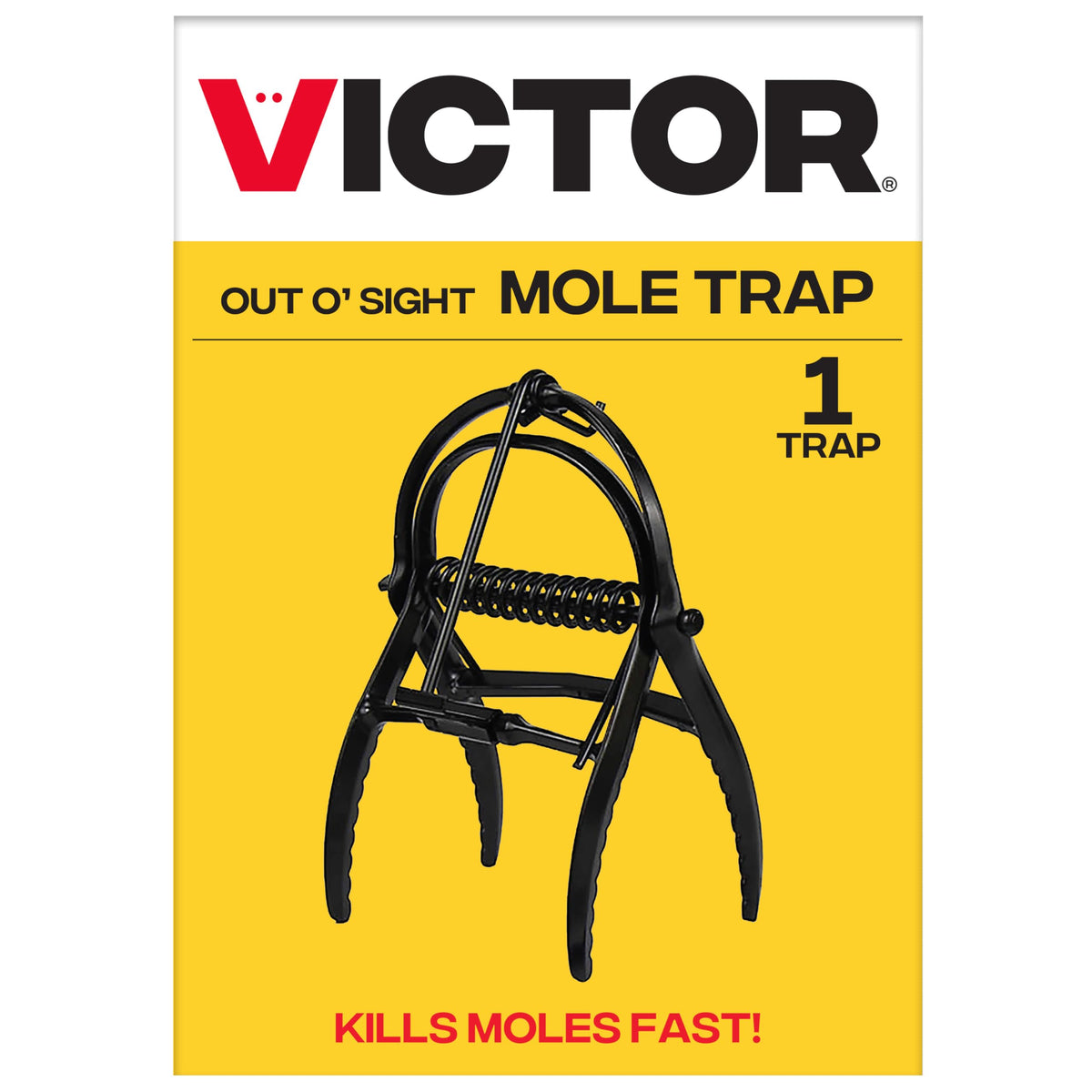 Victor Out O'Sight Mole Trap with durable-construction view for outdoor control