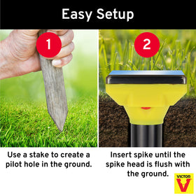 Victor pet-friendly deterrent keeping yards calm and safe.