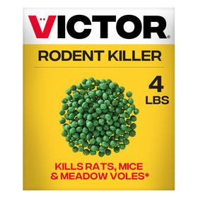 Victor rat poison outdoors with bait ball for effective rodent control
