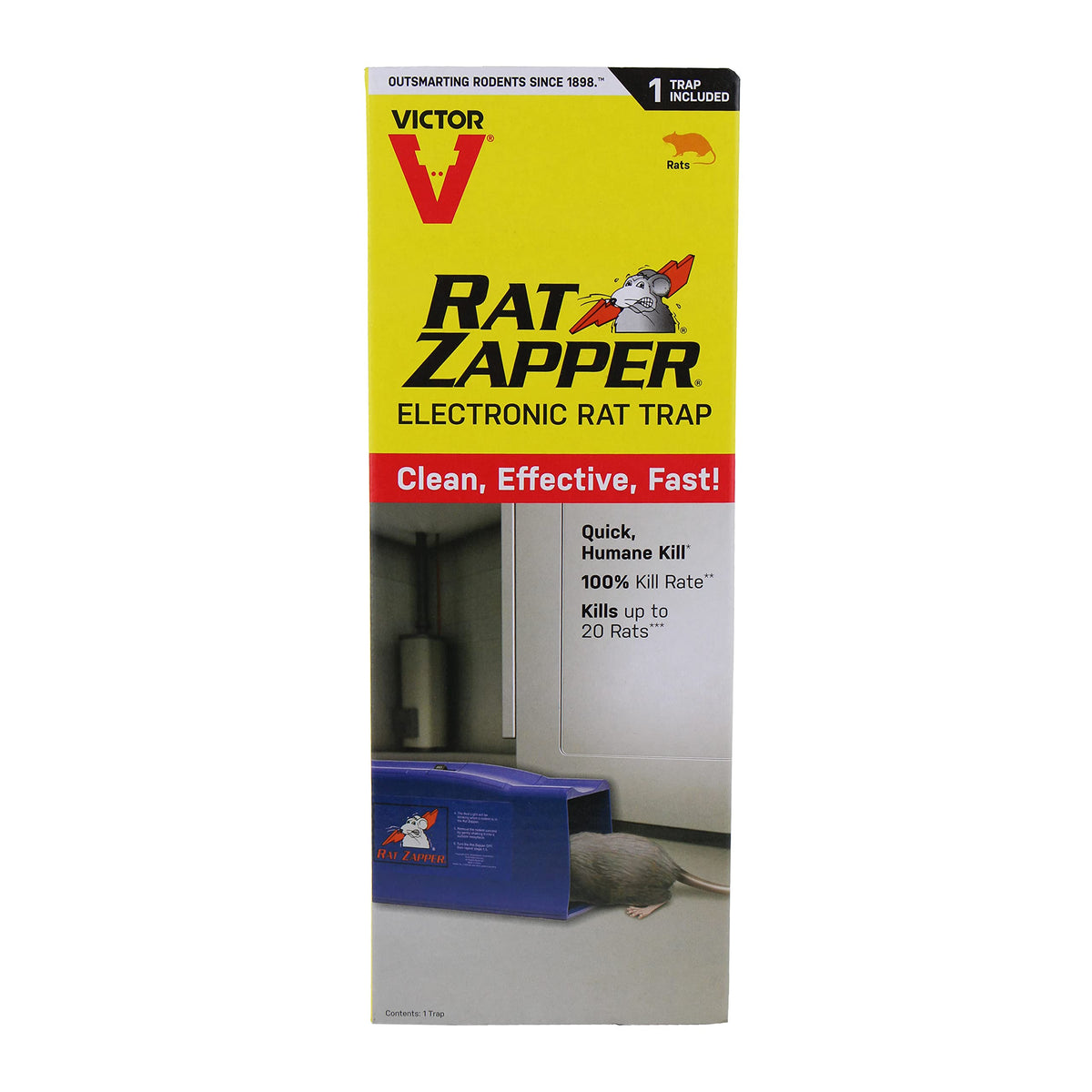 Victor Rat Zapper Classic red battery warning light preempting power loss