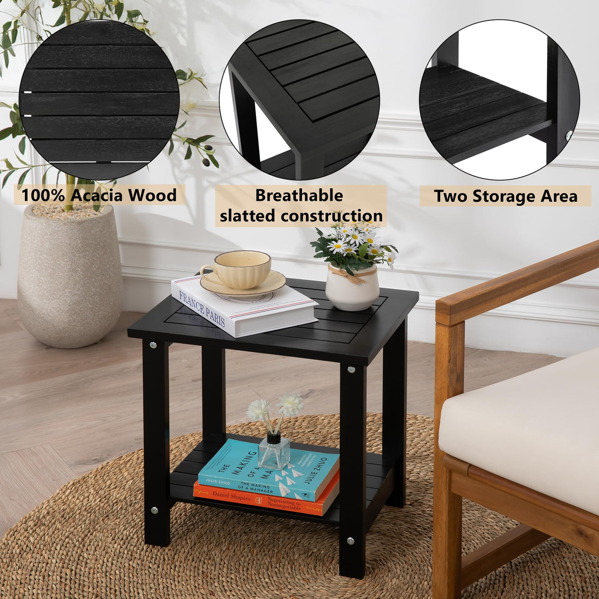 VICTORY RELAX rounded edges enhance safety for family use