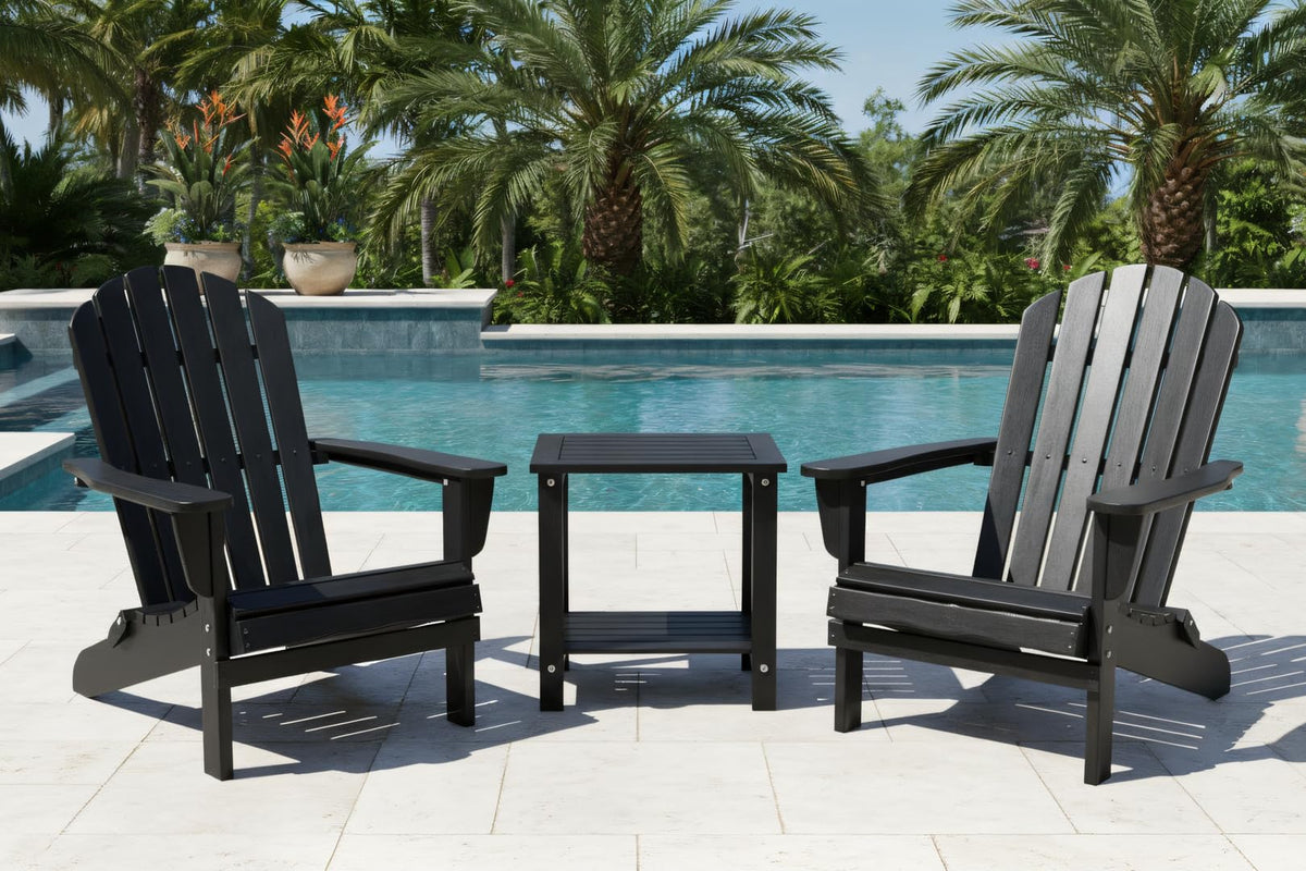 VICTORY RELAX weather-resistant end table for outdoor and indoor spaces