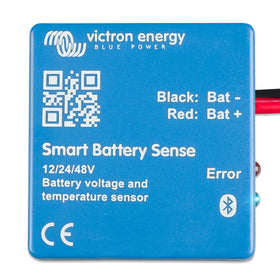 Victron Energy Smart Battery Sense voltage sensor with real-time data for efficient charging.
