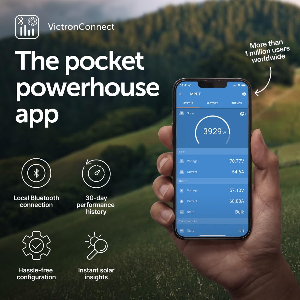 Victron Energy SmartSolar battery presets enable quick system tuning for different chemistries.