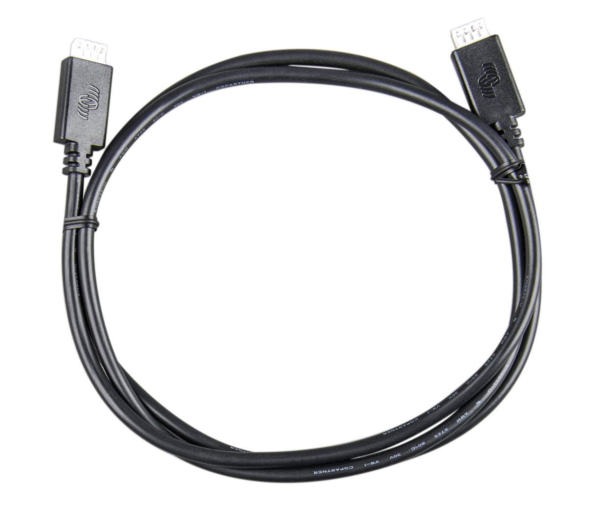 Victron Energy VE.Direct cable in 2.95 ft length enables clean VE.Direct device connections.