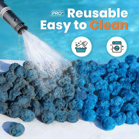 Vidapool lightweight filter balls reduce weight and pump strain