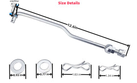 Viefow bow-tie cotter pin 194208 secures durable mounting on 5/16 fasteners