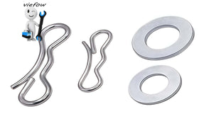 Viefow bow-tie cotter pin 194209 keeps 7/16 fasteners fixed under load