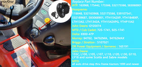 Viefow ignition switch with two keys included for easy access