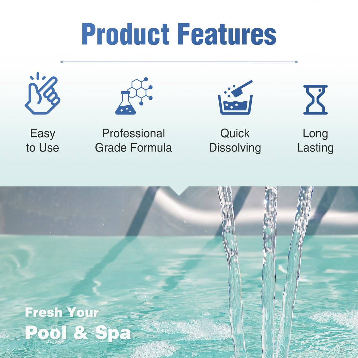 VIEWTOWN 60 percent available chlorine ensuring effective sanitation.