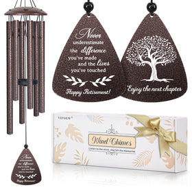 VIFOEW retirement wind chimes 32-inch gift box ready for gifting