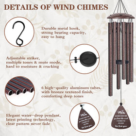 vifoew wind chime tuned for soothing tones and relaxation