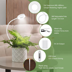 VIIVUU timer options 3 9 12 hours for automated lighting