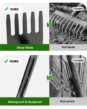 Vikarler garden hoe easy-assembly storage design saves time and space.