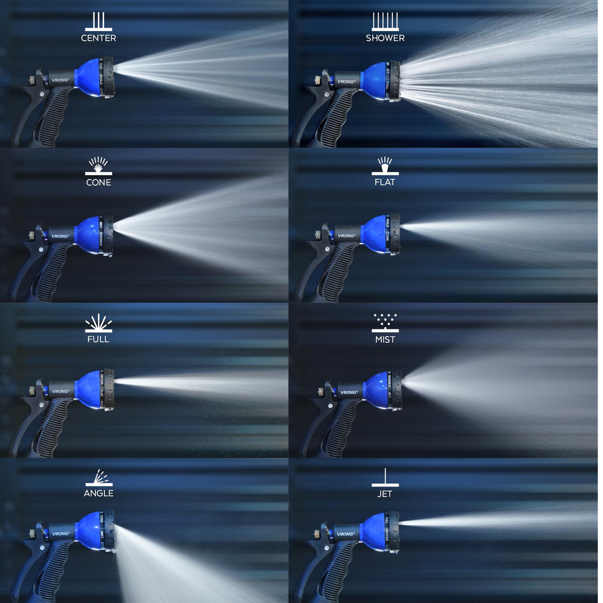 VIKING car-wash nozzle for efficient vehicle cleaning