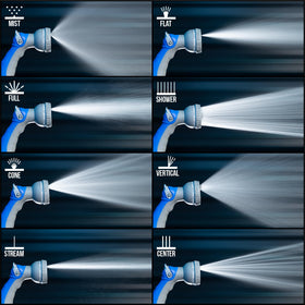 VIKING hose nozzle features a heavy-duty build for robust outdoor cleaning