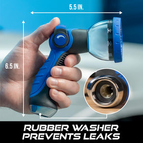VIKING outdoor hose nozzle suitable for gardens, patios, and home tasks.