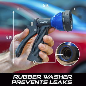 VIKING hose nozzle compatible with standard hoses for universal use