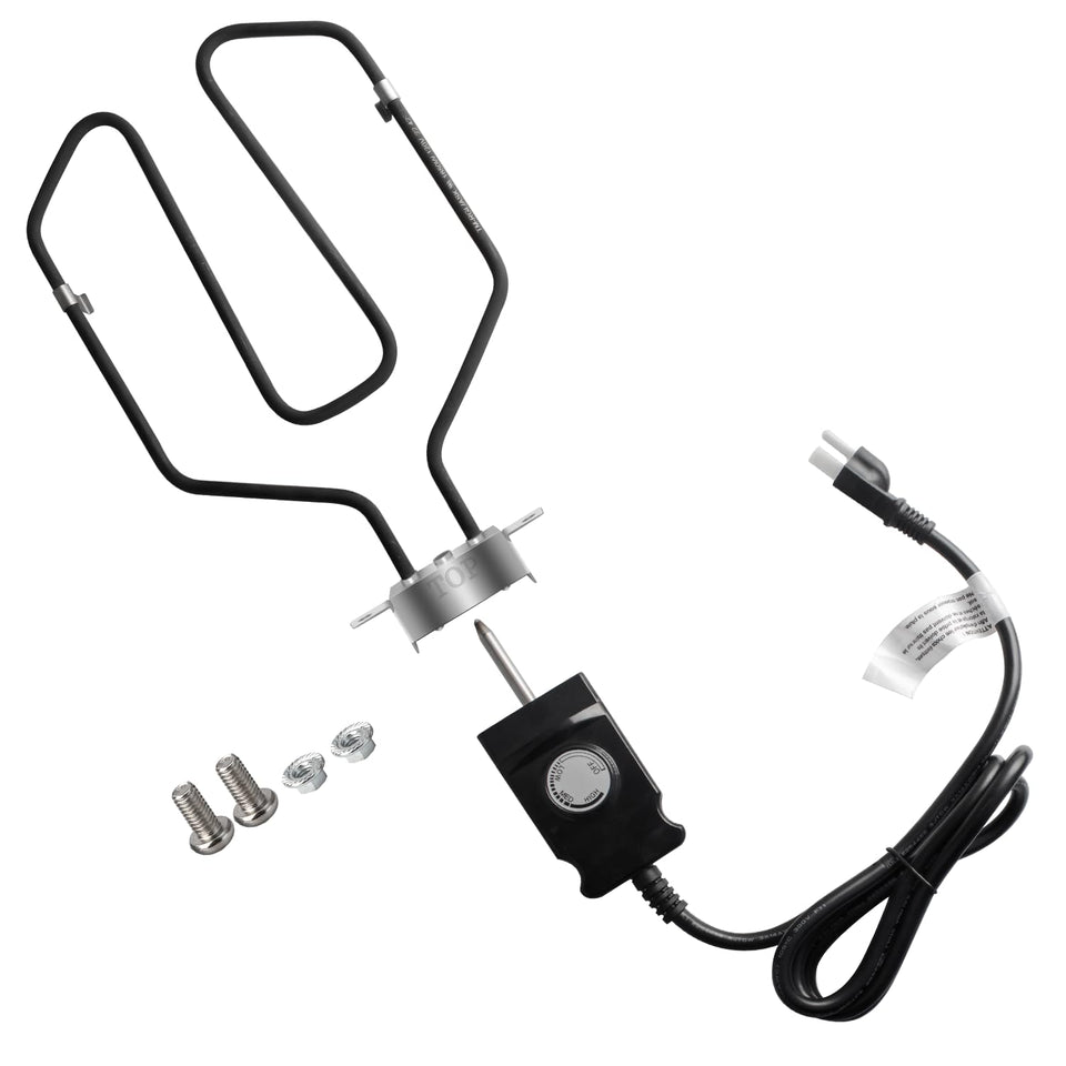 Village Smoker 1650W heating element for fast, even heat delivery.