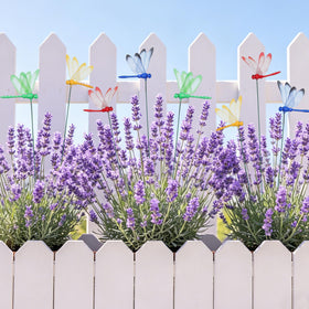 VILLCASE dragonfly stakes with adjustable wings for varied displays