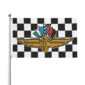 VIMITEAMER Indy 500 flag brings racing vibe to garages.
