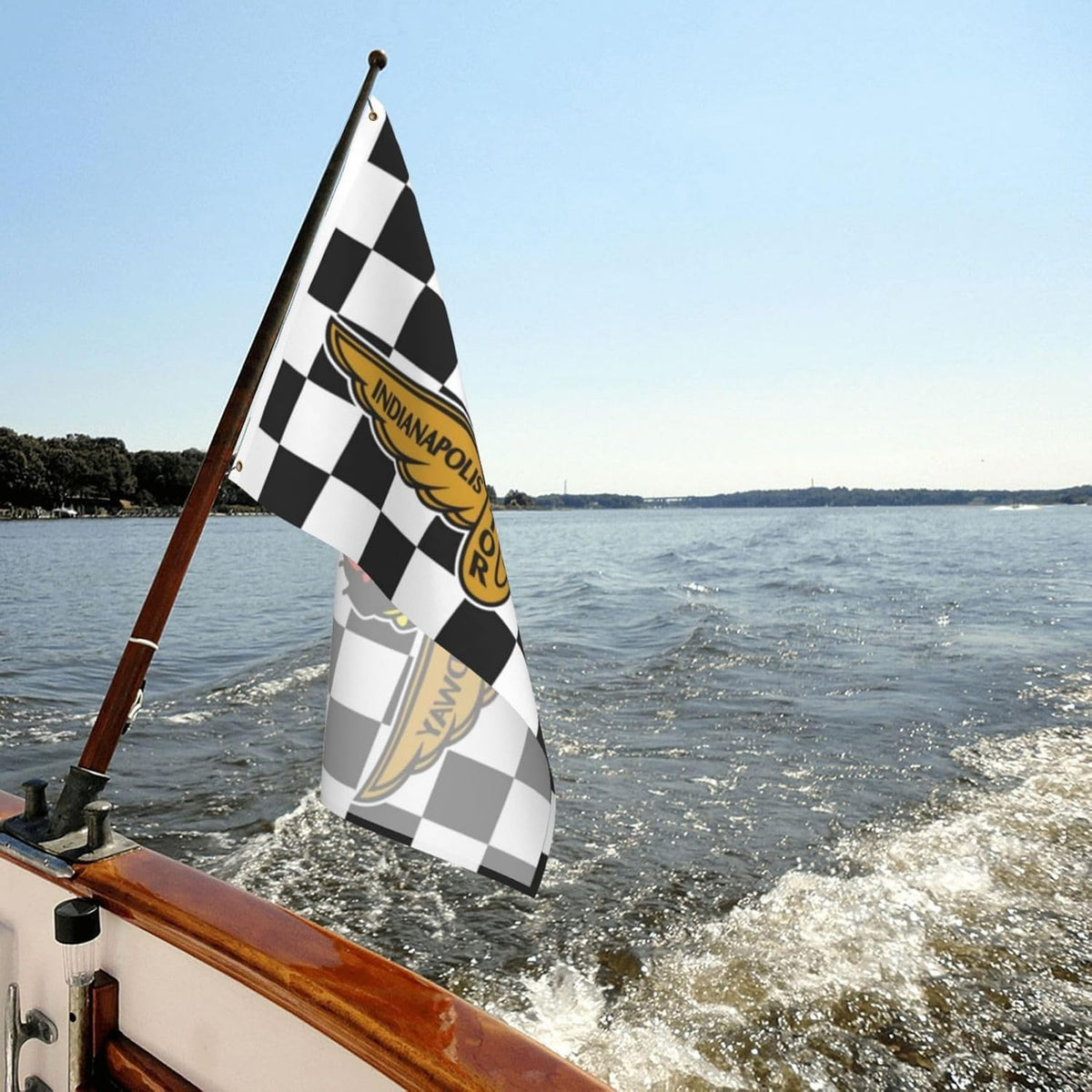 VIMITEAMER Indy 500 banner for outdoor parties and yard displays.
